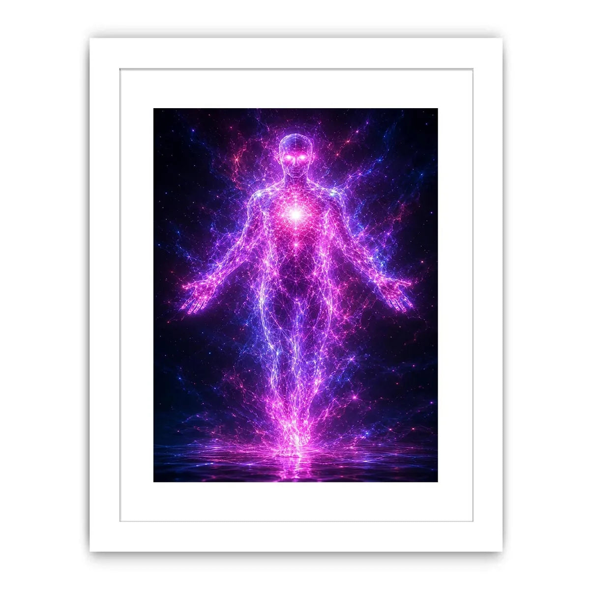 Quantum Ascension canvas art for modern luxury decor.