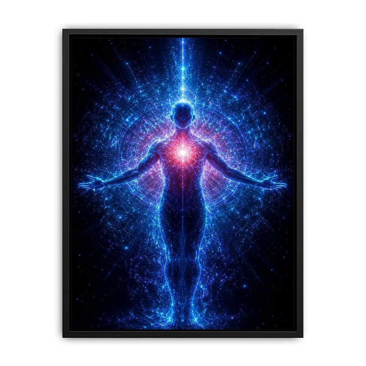 Celestial Pulse canvas art for modern luxury decor.