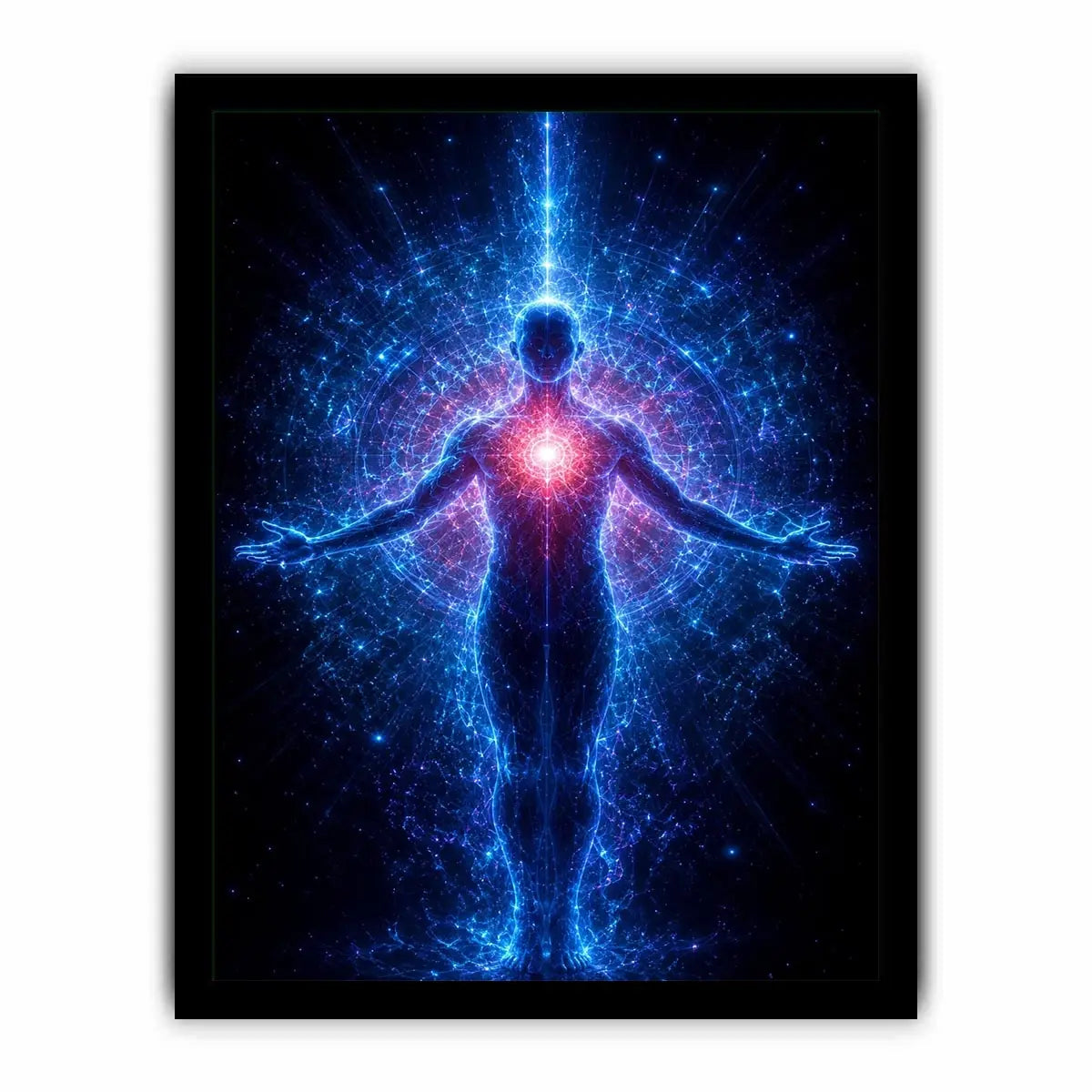 Celestial Pulse canvas art for modern luxury decor.