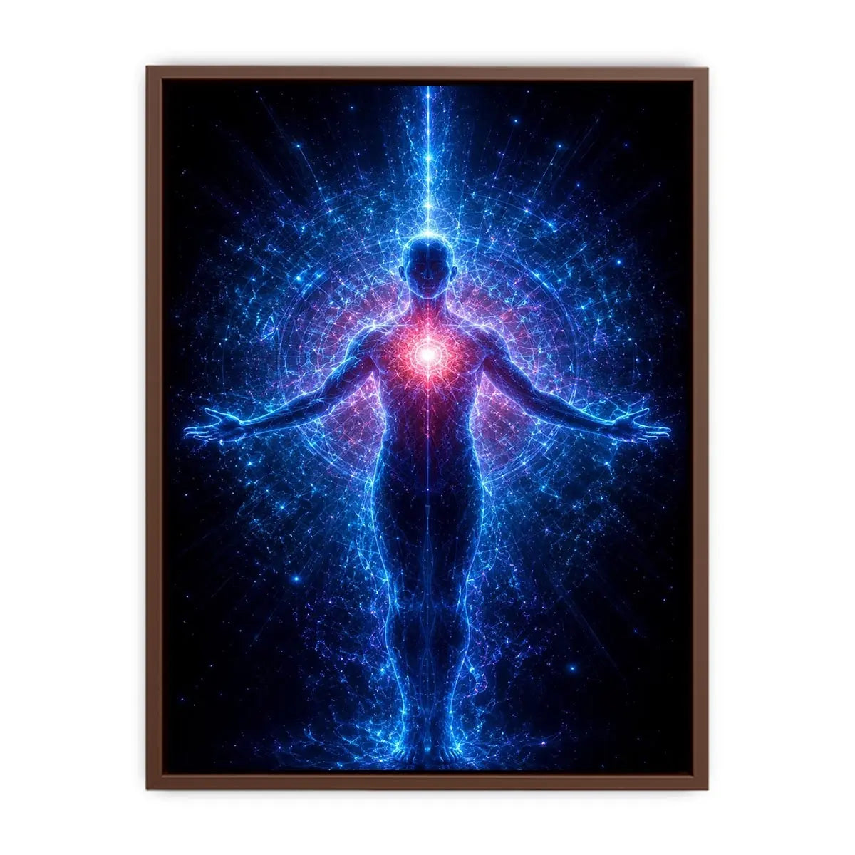 Celestial Pulse canvas art for modern luxury decor.