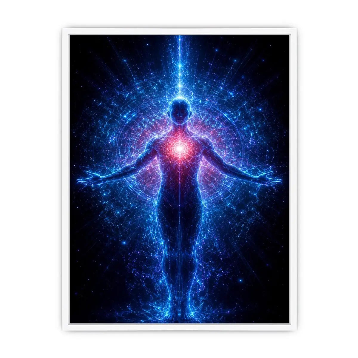 Celestial Pulse canvas art for modern luxury decor.