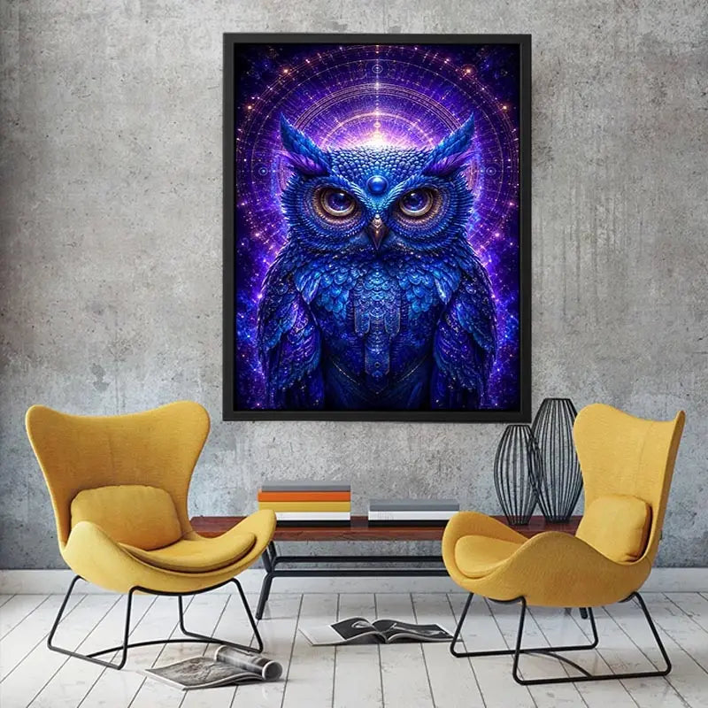 Mystic Nocturne canvas art for modern luxury decor.