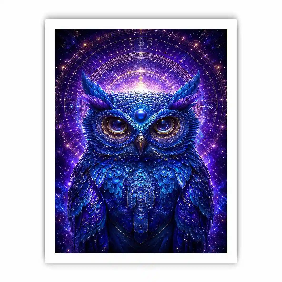 Mystic Nocturne canvas art for modern luxury decor.