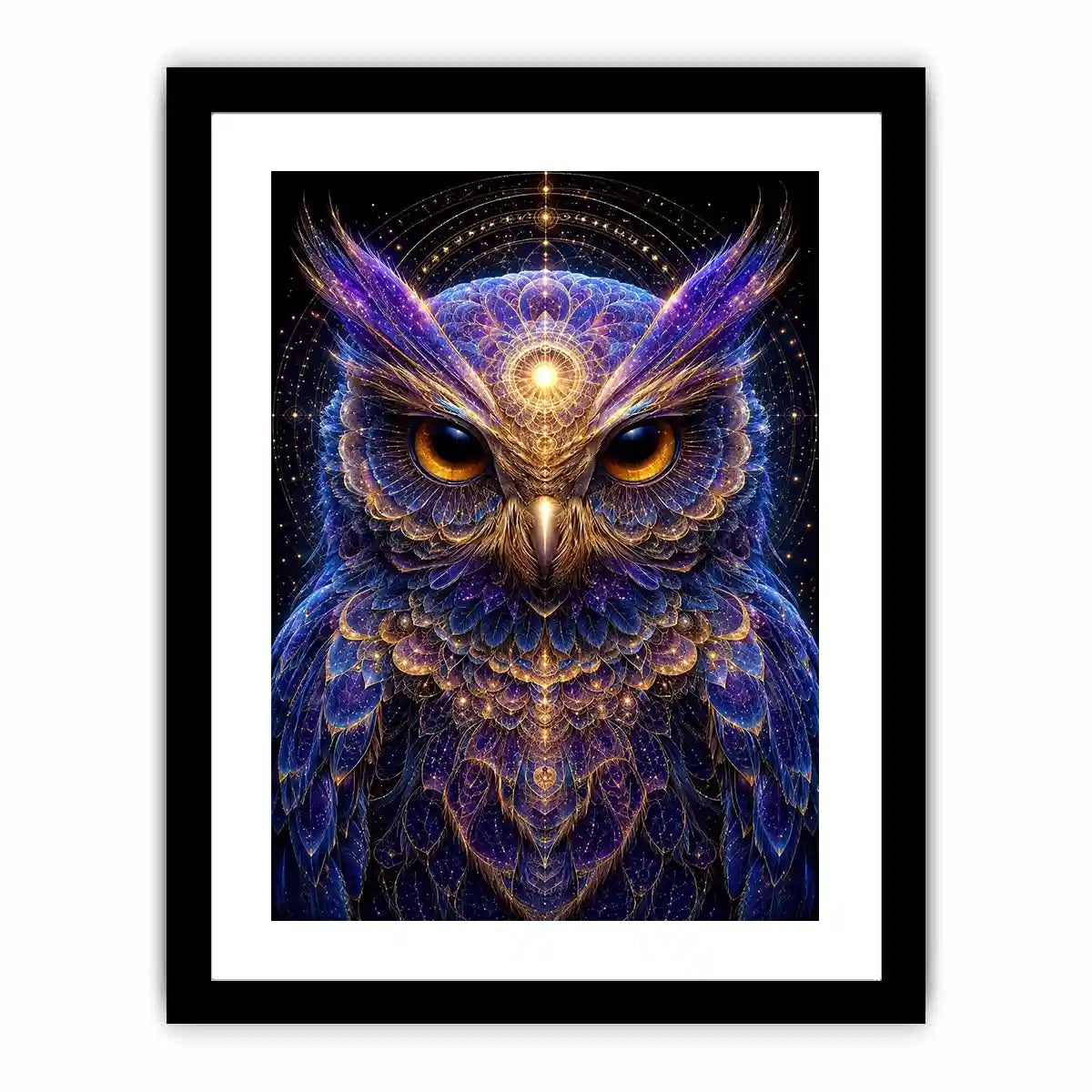 Lunar Wisdom canvas art for modern luxury decor.