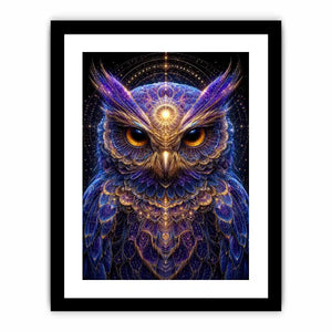 Lunar Wisdom canvas art for modern luxury decor.