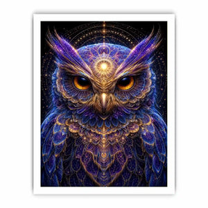 Lunar Wisdom canvas art for modern luxury decor.