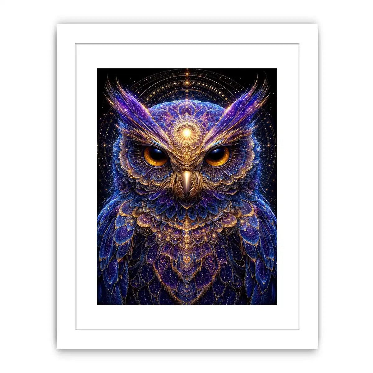 Lunar Wisdom canvas art for modern luxury decor.