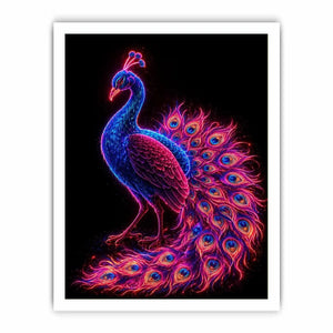 Radiant Plumage canvas art for modern luxury decor.