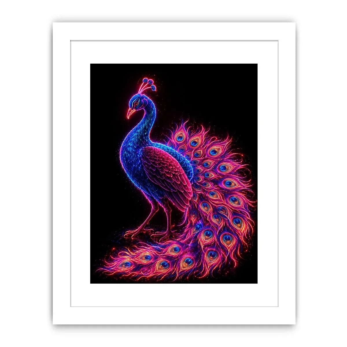 Radiant Plumage canvas art for modern luxury decor.