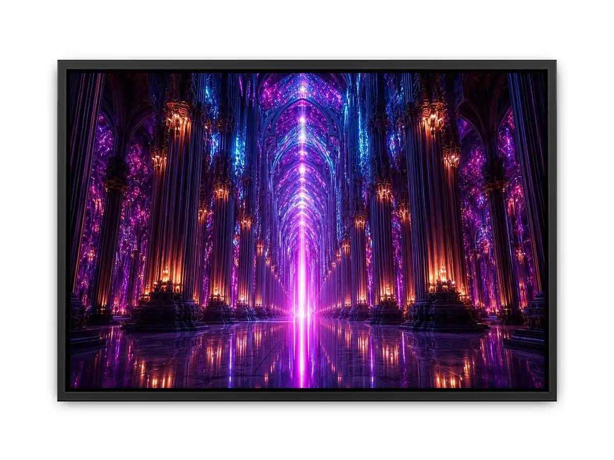 Celestial Cathedral canvas art for modern luxury decor.