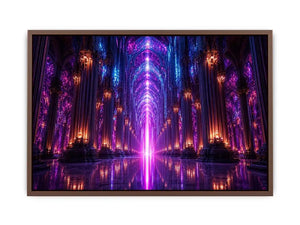 Celestial Cathedral canvas art for modern luxury decor.