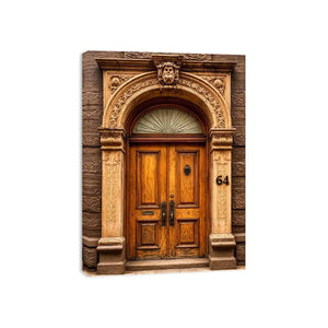 Vintage architectural doorway photography for hallway and entryway wall decor.