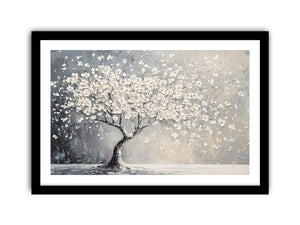 Blooming Tree Canvas Painting 