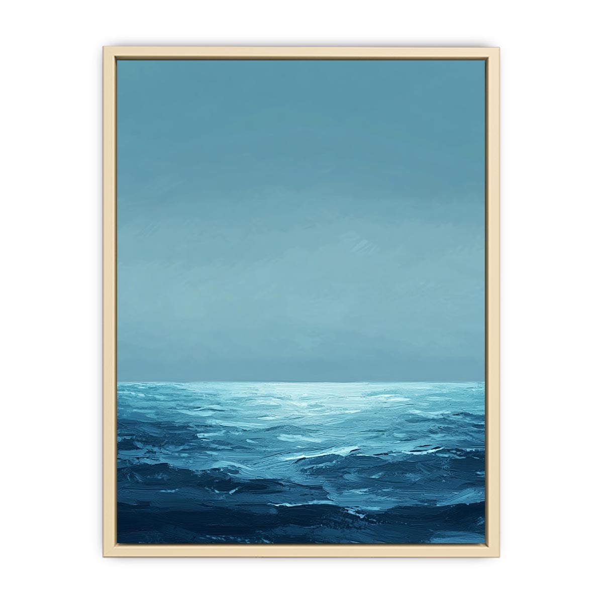 Clam Ocean Canvas Painting 