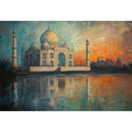 Taj Mahal Oil Painting