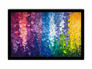 Abstract Leaves Canvas Painting 
