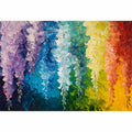 Abstract Leaves Oil Painting