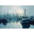 Harbor Oil Painting
