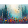Birch Trees Oil Painting