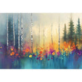 Birch Trees Oil Painting