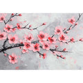 Pink Blossom Oil Painting