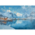 Winter Island Oil Painting