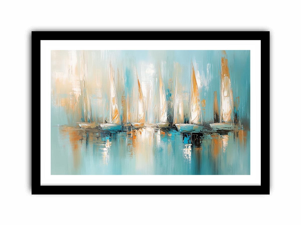 Water Parking Canvas Painting 