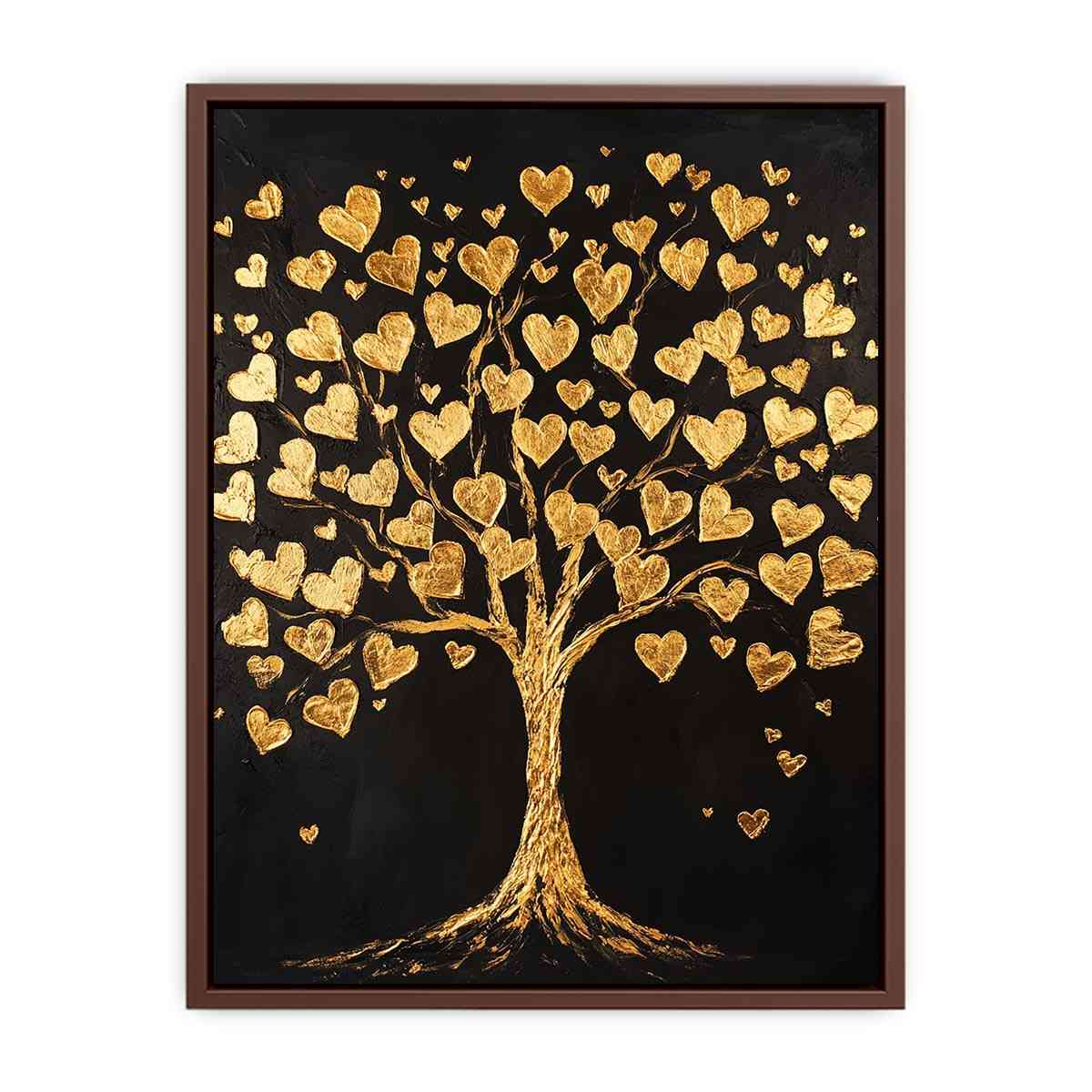 Gold Tree Canvas Painting 