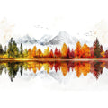 Autum Trees Oil Painting