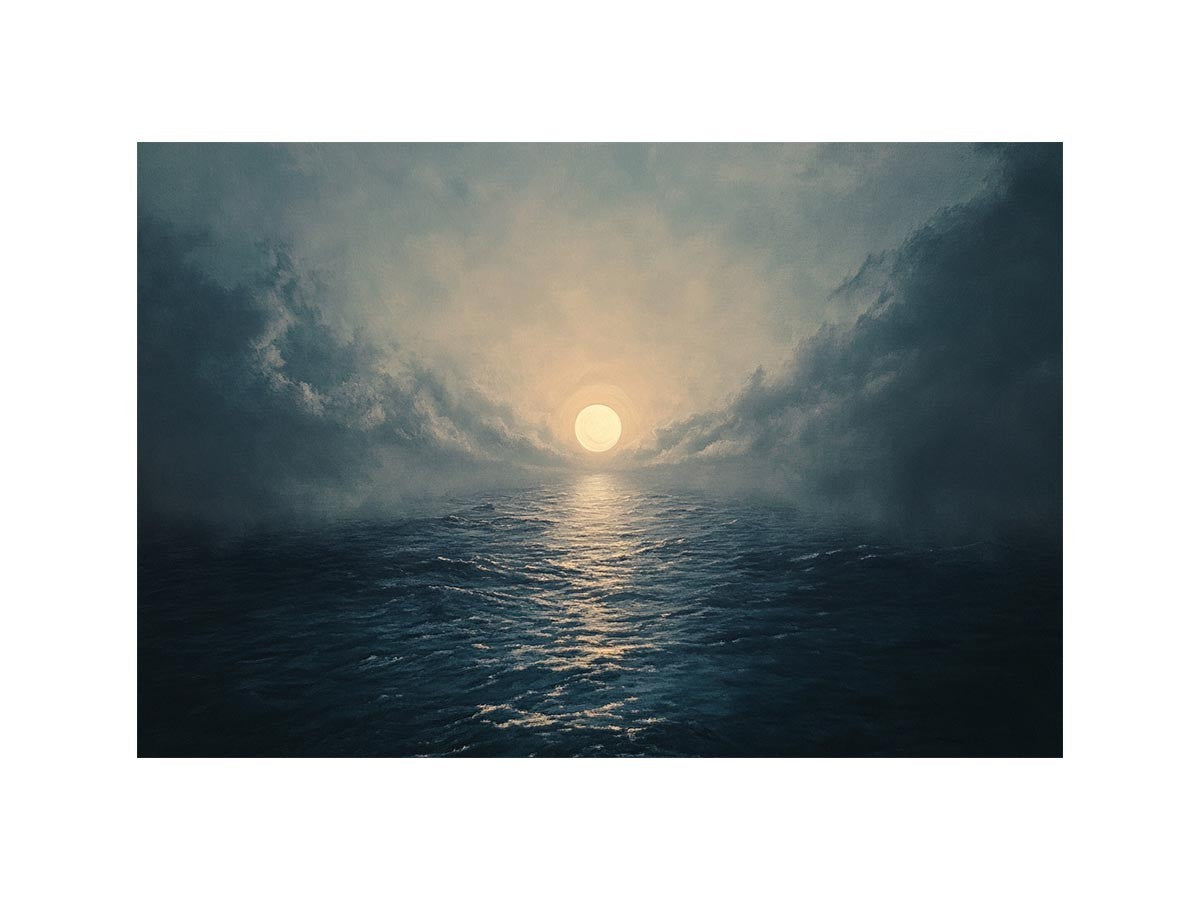 Sea Sunrise Oil Painting
