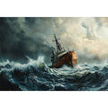 Turbulance Oil Painting