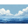 Cloudy Sea Oil Painting