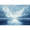 Cloudy Sea Oil Painting