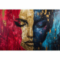 Two Faced Oil Painting