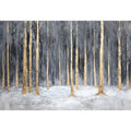Gold Silver Accents Oil Painting