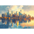 Watercolors Reflection Oil Painting