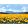 Yellow Flowers  Oil Painting