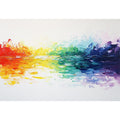 Rainbow Abstract Oil Painting