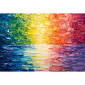 Colorful Rainbow Oil Painting