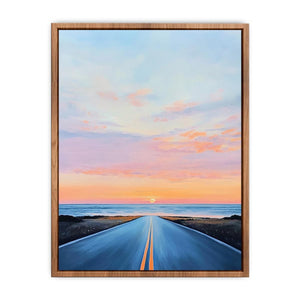 Road To Ocean Canvas Painting 