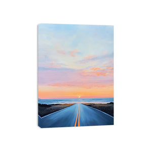 Road To Ocean Canvas Painting 