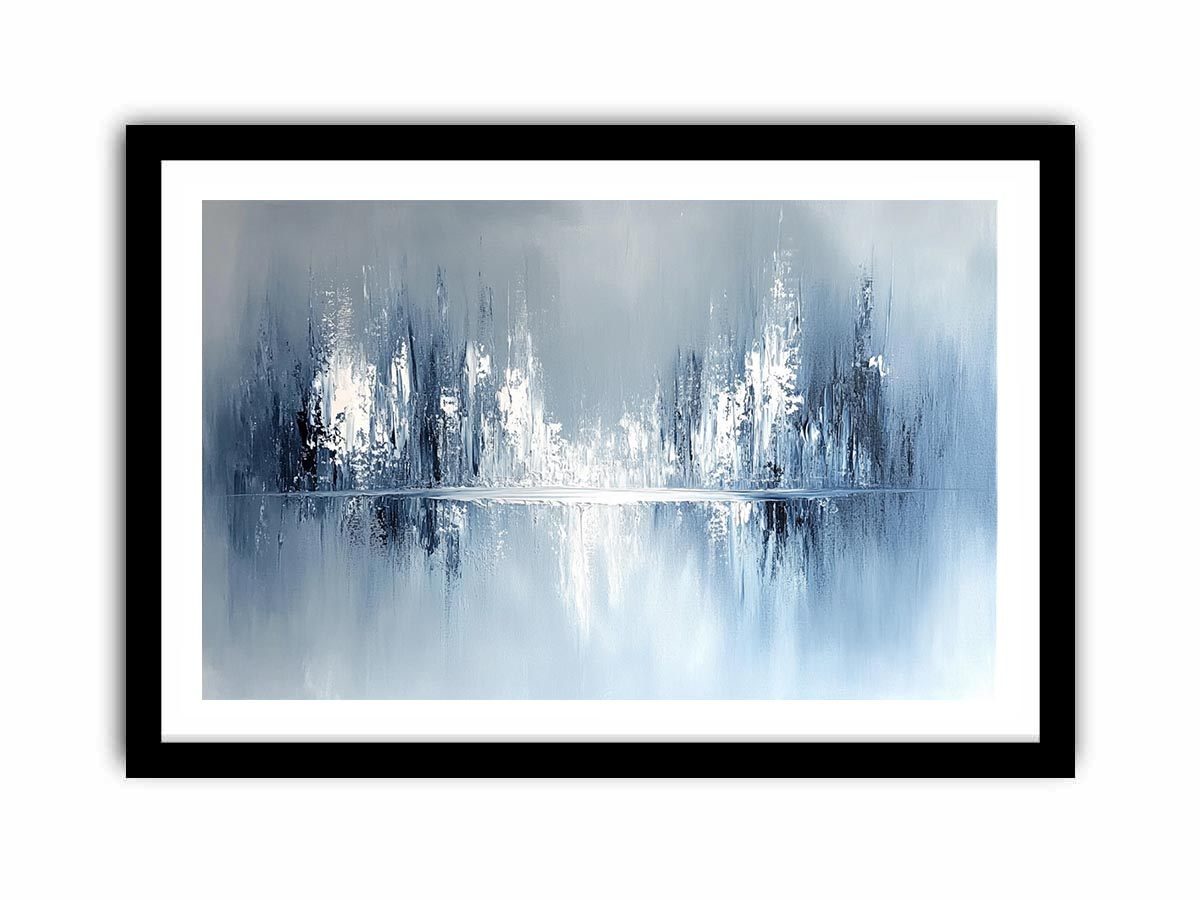 Shades Of White Canvas Painting 