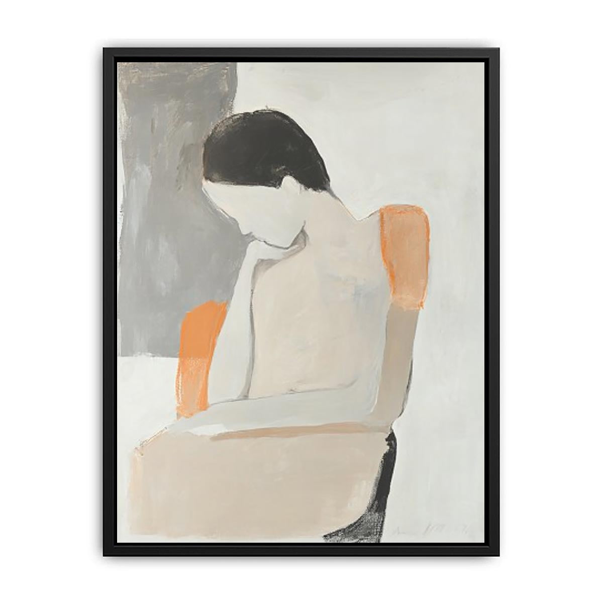 Close Attention Canvas Painting 