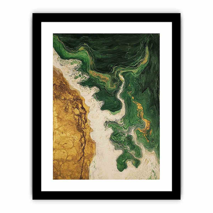 Turquoise Waters Canvas Painting 