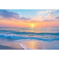 Serene Sea III Oil Painting 