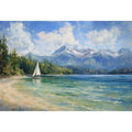 Lakeshore  Oil Painting 