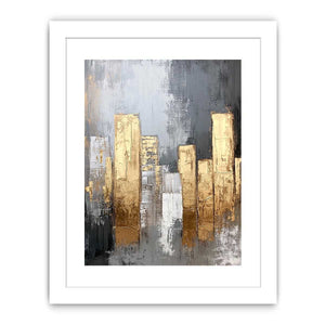 Skyscrapers Canvas Painting 