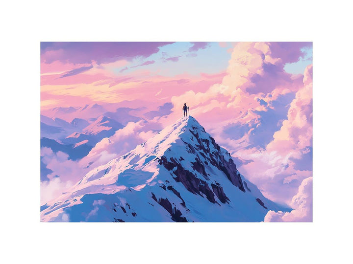 Everest Oil Painting