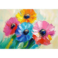 Abstract Flower Oil Painting