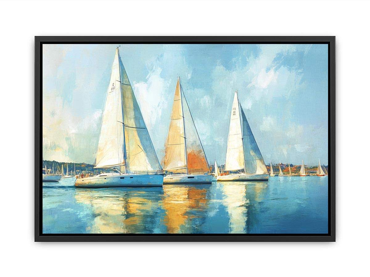 Bright Waters Canvas Painting 